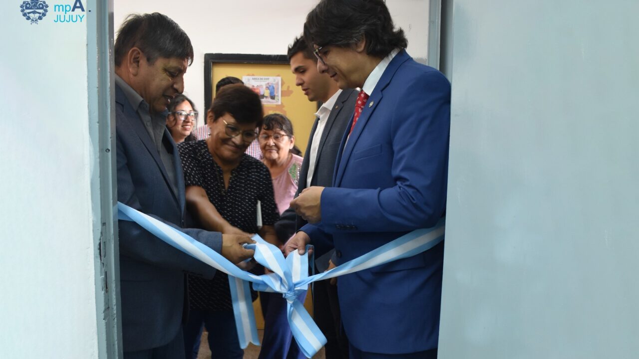 Inauguración de la nueva oficina del Ministerio Público de la Acusación en Puesto Viejo